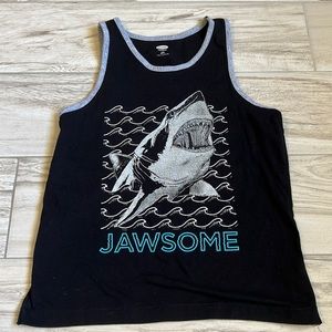 • Old Navy shark themed tank top, 6/7 •